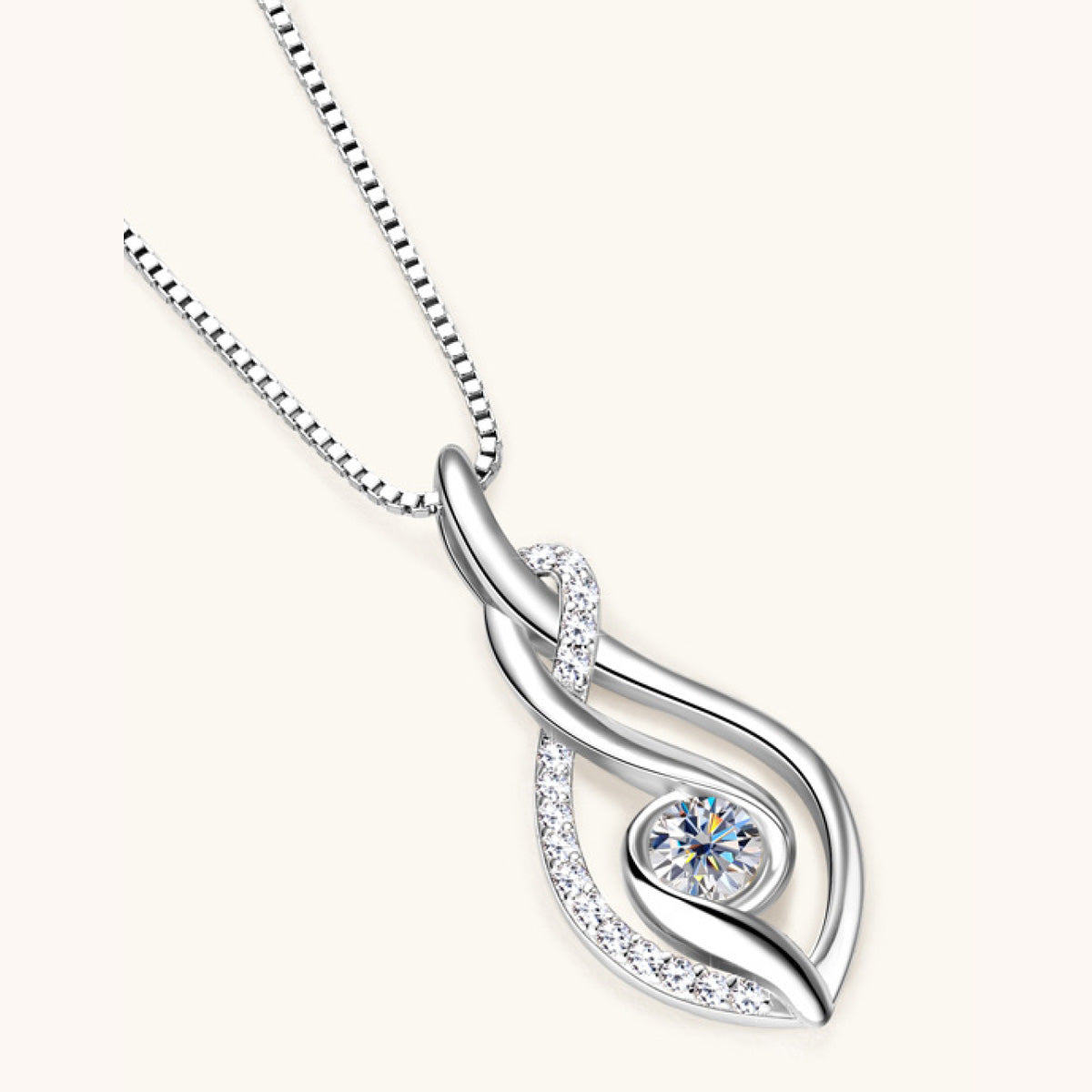 Moissanite 925 Sterling Silver Necklace