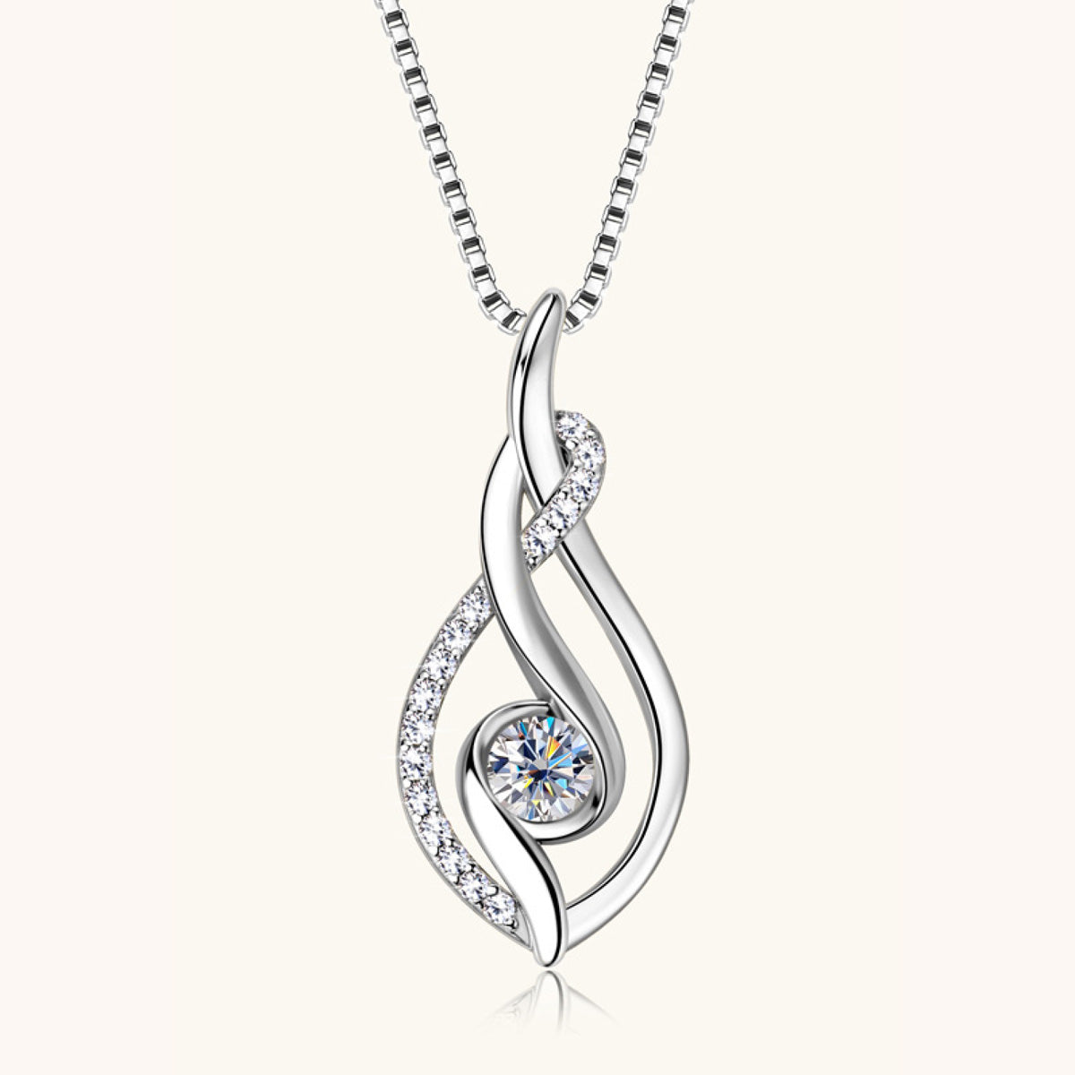 Moissanite 925 Sterling Silver Necklace