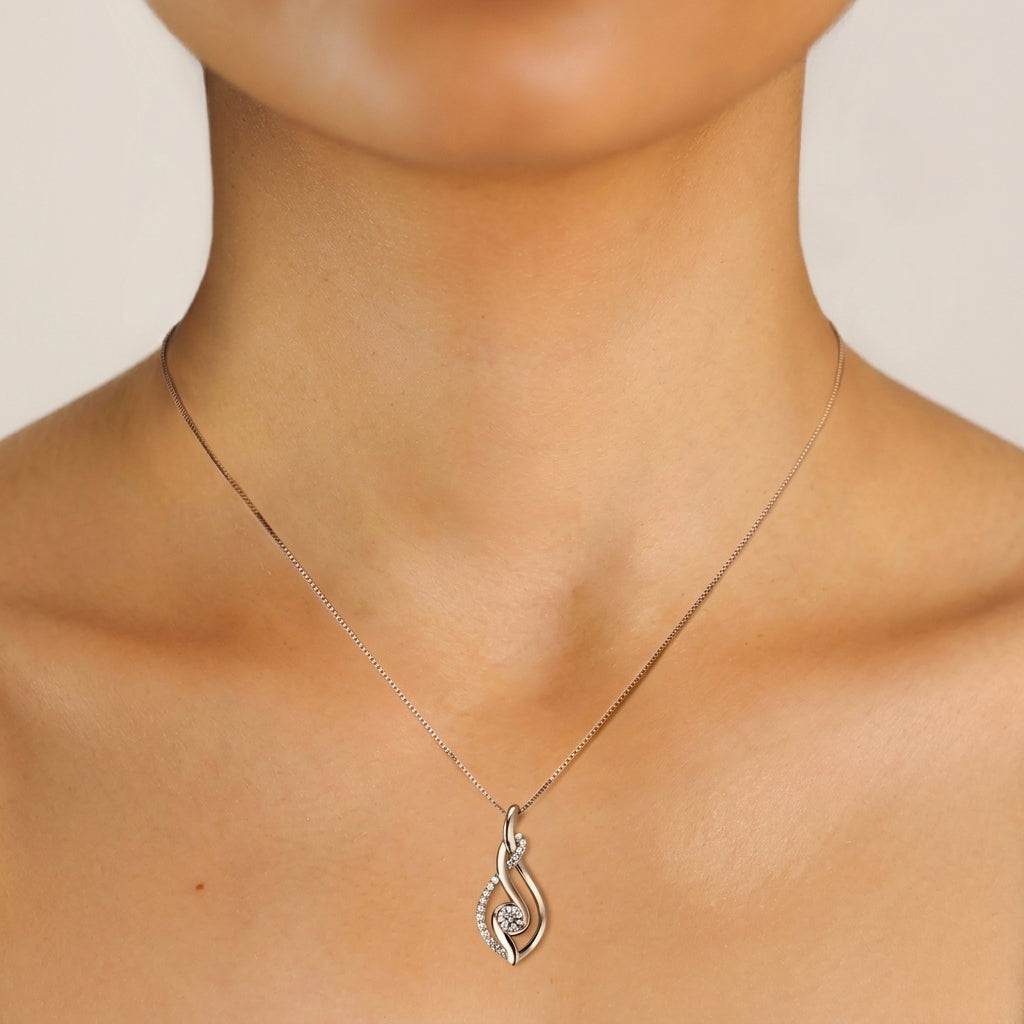 Moissanite 925 Sterling Silver Necklace