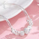 925 Sterling Silver Bead Chain Bracelet
