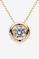 Adored 1 Carat Moissanite Pendant 925 Sterling Silver Necklace