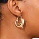 18K Gold-Plated Dolphin Hoop Earrings