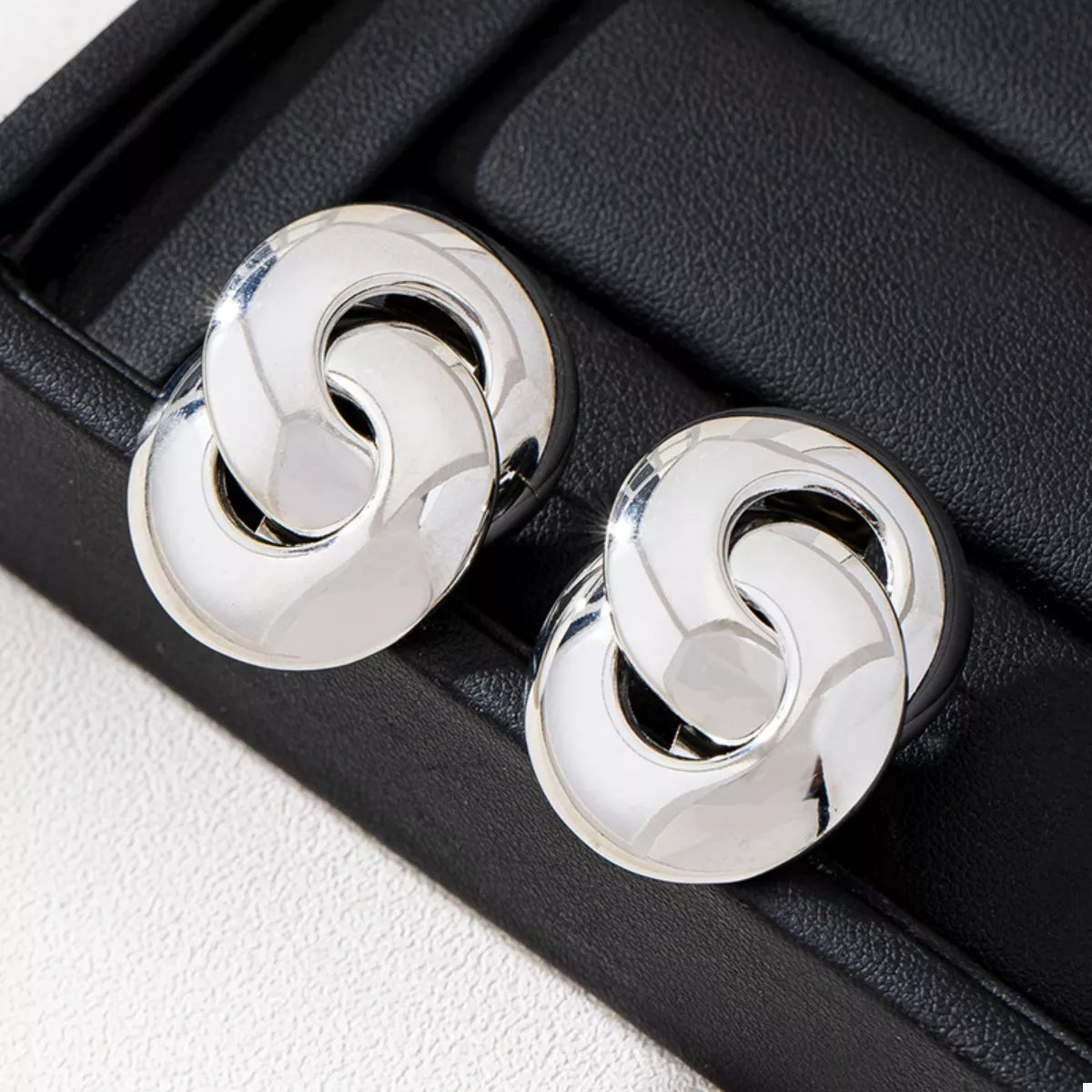 Chunky Knot Stud Earrings