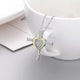 925 Sterling Silver Heart Cross Necklace