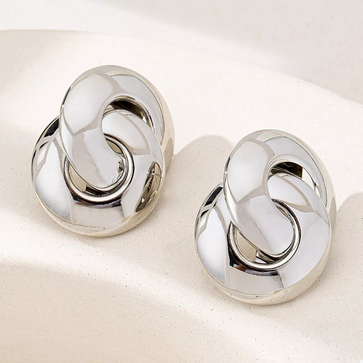 Chunky Knot Stud Earrings