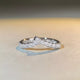 925 Sterling Silver Zircon Irregular Ring