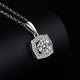 1 Carat Moissanite 925 Sterling Silver Necklace