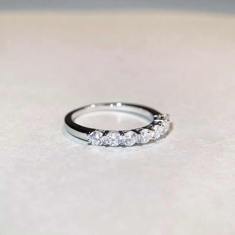 925 Sterling Silver Zircon Ring
