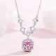 925 Sterling Silver Zircon Pendant Necklace
