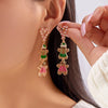 Christmas Gingerbread Drop Earrings