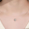 3 Carat Moissanite 925 Sterling Silver Necklace