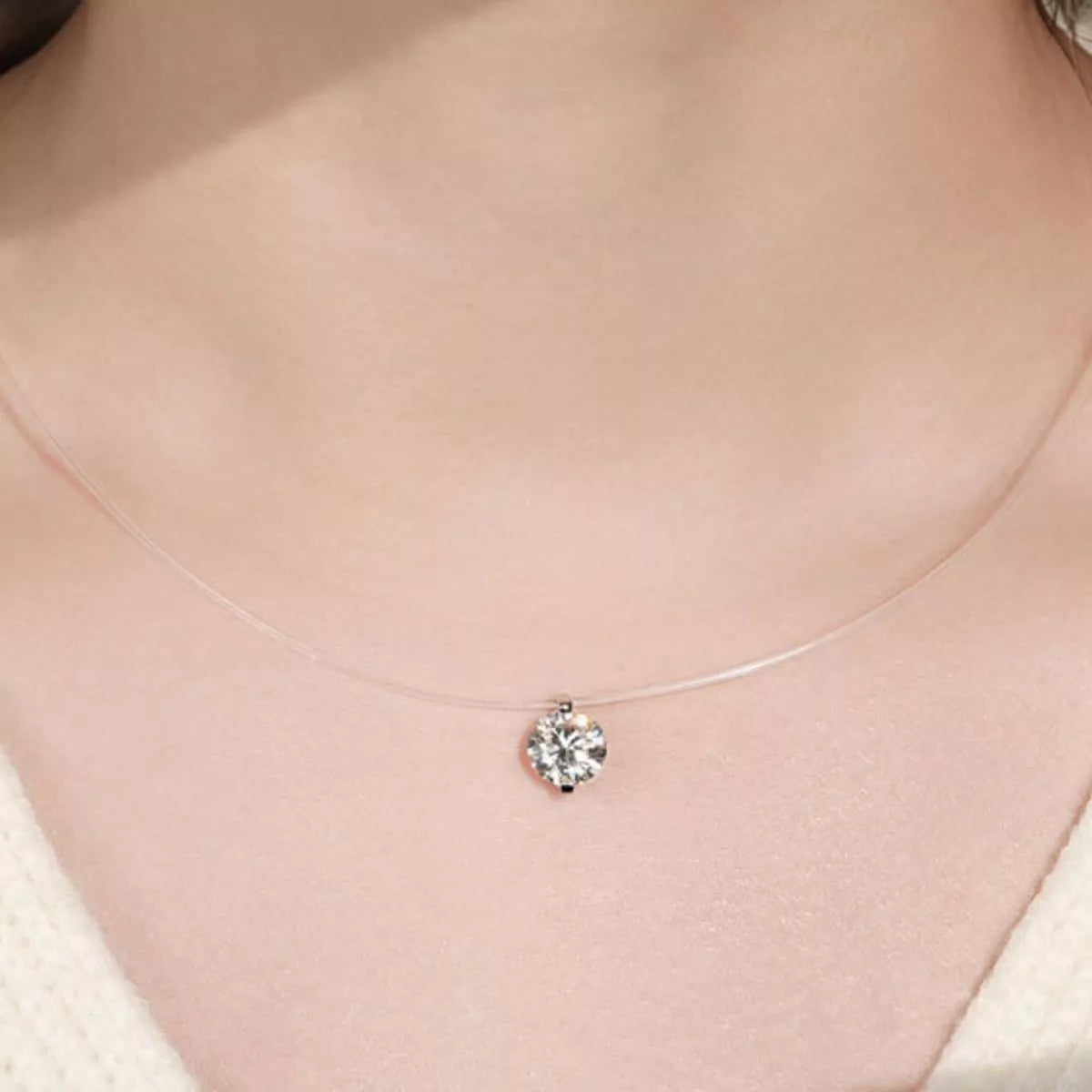 3 Carat Moissanite 925 Sterling Silver Necklace