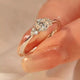 1 Carat Moissanite 925 Sterling Silver Ring